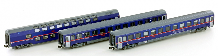 LS Models 97024 - 3pc Night Jet Passenger Coach Set WLABmz 76-94.3